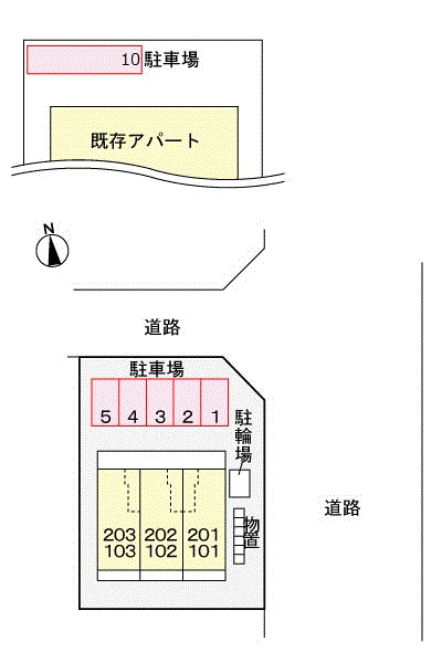 グリーンヒルズ　Ⅲの駐車場|駐車場