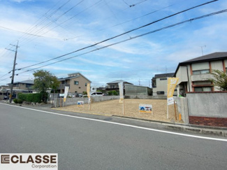 【前面道路含む現地写真】 | 宇治市広野町新成田2区画B号地　売土地　建築条件付き