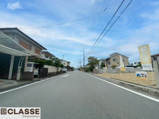 【前面道路含む現地写真】 | 宇治市広野町新成田2区画B号地　売土地　建築条件付き