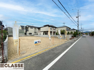 【前面道路含む現地写真】 | 宇治市広野町新成田2区画B号地　売土地　建築条件付き