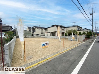 【前面道路含む現地写真】 | 宇治市広野町新成田2区画B号地　売土地　建築条件無し