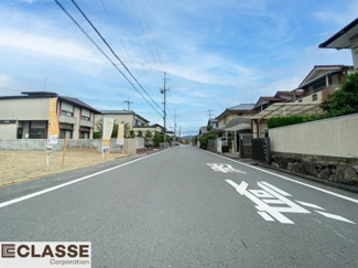 【前面道路含む現地写真】 | 宇治市広野町新成田2区画B号地　売土地　建築条件無し