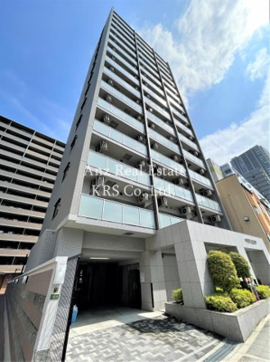 【外観】 | ノルデンハイム天神橋アドバンス | 都会の街並みにマッチしたスタイリッシュな外観のマンション♪