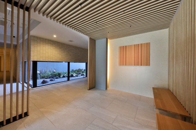 学生会館　ベルフェリーク京都洛北のエントランス|エントランス内