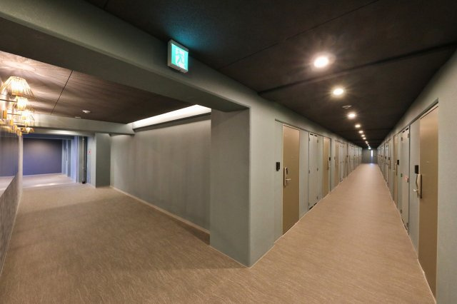 学生会館　ベルフェリーク京都洛北のその他共用部分|廊下