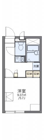 レオパレスサンモール　Ⅰの間取り