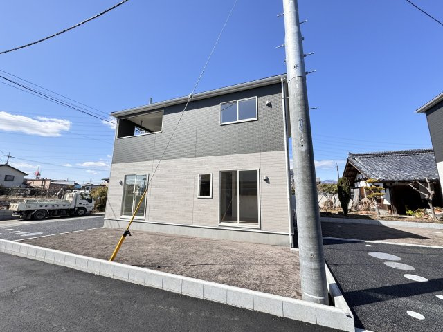 新築　高崎市箕郷町下芝第6　クレイドルガーデン　1号棟の外観|現地写真　高崎市箕郷町下芝第6　クレイドルガーデン
