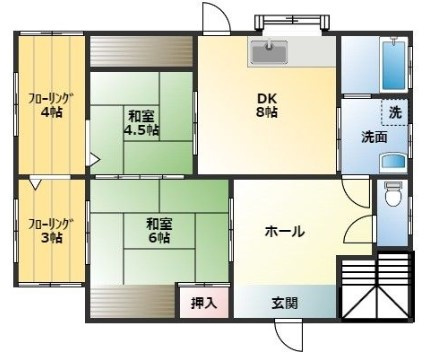 【間取り】 | 勝山売家