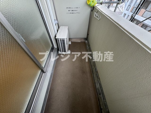 ディア甲子園口のバルコニー