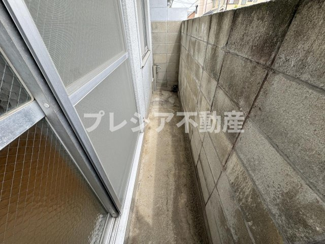 濱田マンションのバルコニー