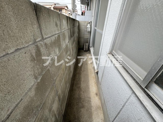 濱田マンションのバルコニー
