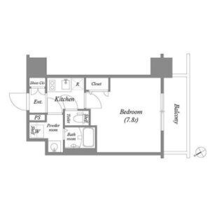 エスリード新栄テセラの間取り