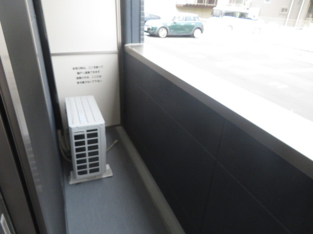 ファルコ土山のバルコニー