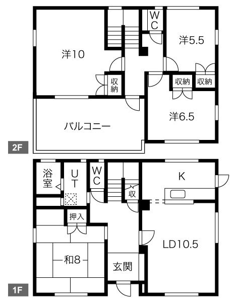 アメニティヒルズ貴船Ｅ棟の間取り