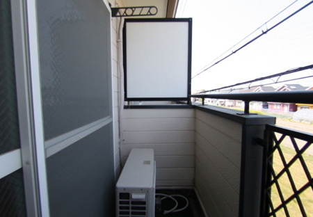 レンパレスパルコのバルコニー|バルコニー付きです