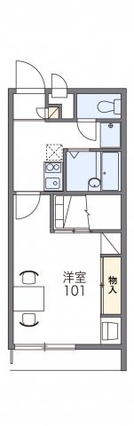 レオパレスグレイスの間取り|画像2
