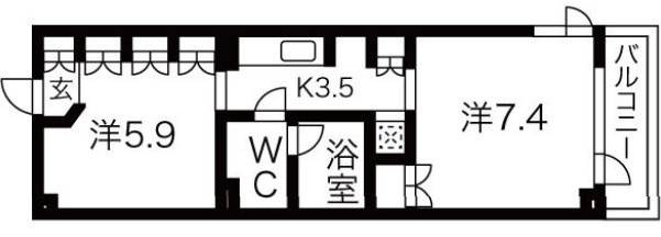 【間取り】 | アルス大手前プレミア