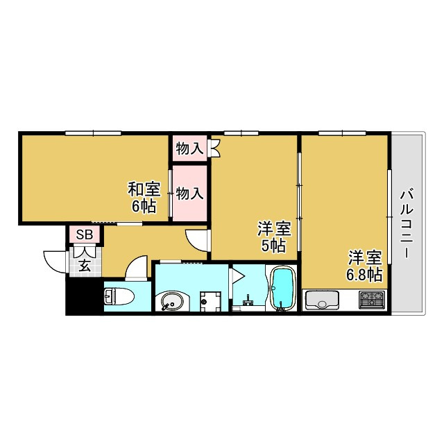 ベルンハイムの間取り