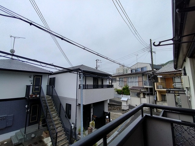 神戸市兵庫区楠谷町のアパートの展望|眺望