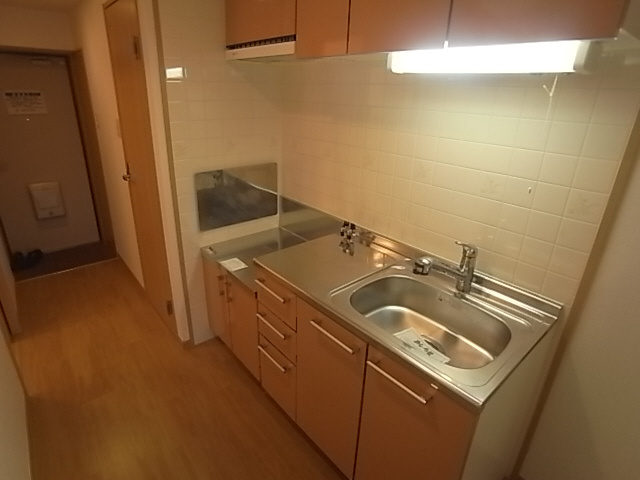 神戸市須磨区車字潰ノ下の賃貸マンションのキッチン|ガスキッチン