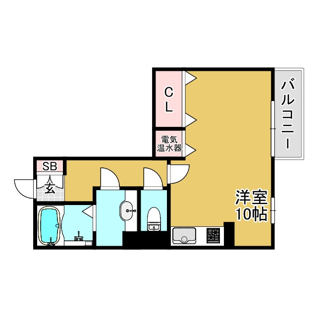 神戸市北区山田町小部字戸口谷のアパートの間取り