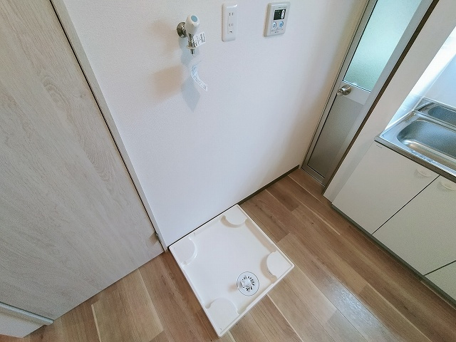 神戸市北区西大池１丁目の賃貸マンションの洗面所|室内洗濯機置き場