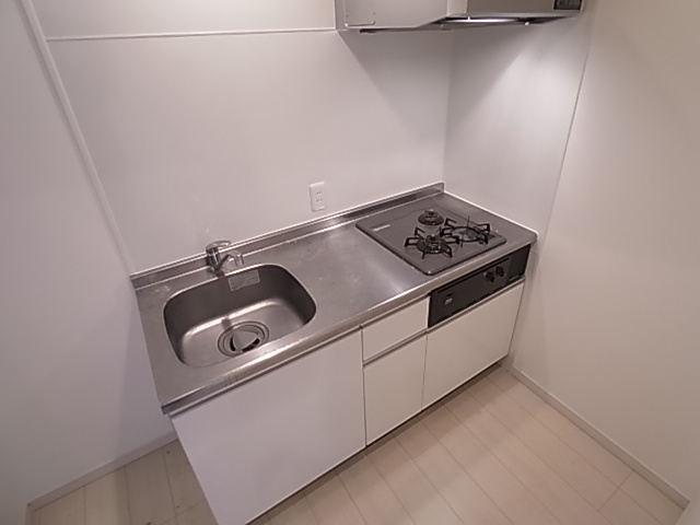 神戸市長田区長尾町１丁目のアパートのキッチン|システムキッチン（ガス２口）