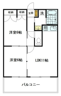 【間取り】 | リバティヒルA | 間取り図