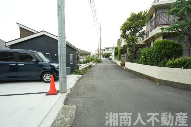 藤沢市大鋸　新築戸建の前面道路含む現地写真|前面道路含む現地写真です