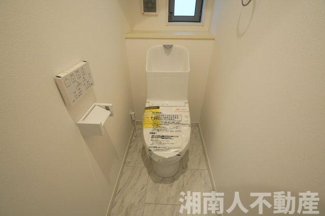 藤沢市大鋸　新築戸建のトイレ|落ち着いたトイレです