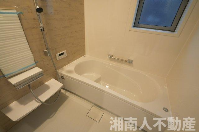 藤沢市大鋸　新築戸建の浴室|ゆったり過ごせるお風呂です