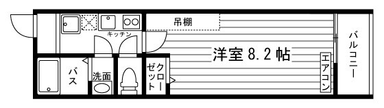 Mia Casa 御所西の間取り|代表的な間取りです。