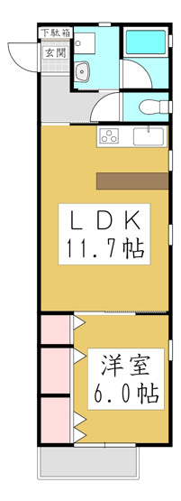 【間取り】 | ZCO並木ビル1ｓｔ