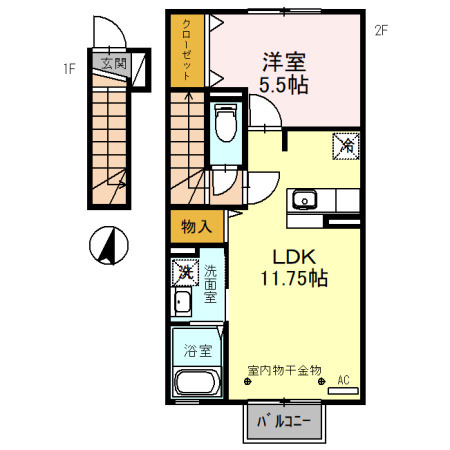 サンボナールの間取り