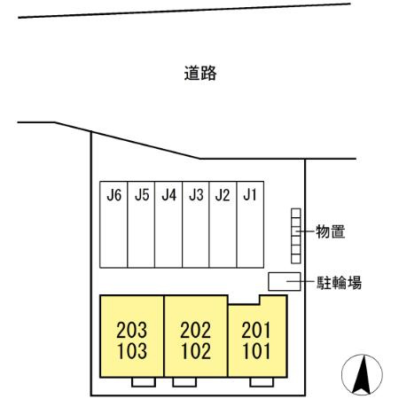 サンボナールの区画図