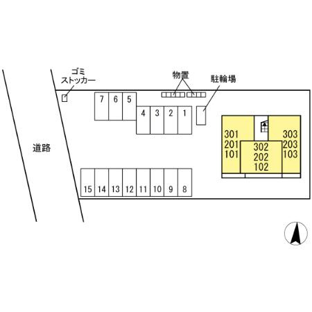 コンフォースの区画図