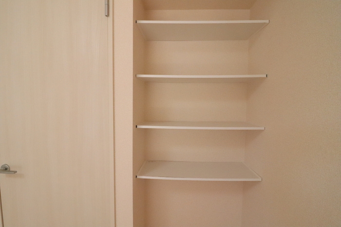 Ｄ－ｒｏｏｍ小倉寺 Ａの収納|収納棚