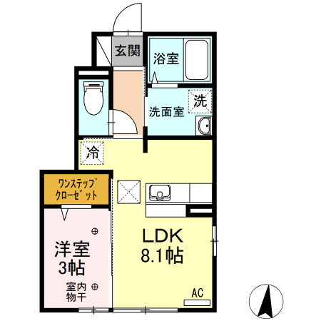 グリュックの間取り
