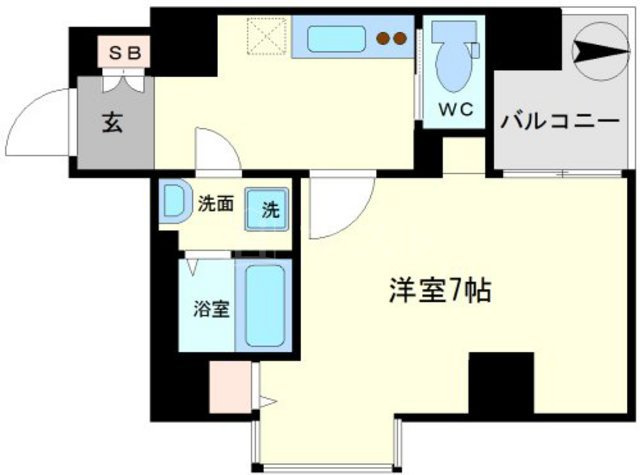 フォーチュン心斎橋イーストの間取り