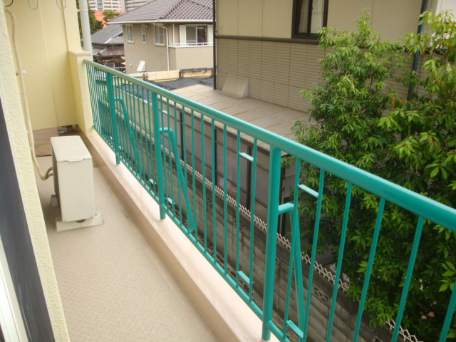 吉田マンションのバルコニー