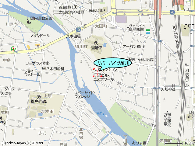 リバーハイツ須川（南向き）