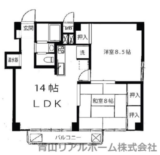 【間取り】 | ヴェラハイツ赤坂新坂町