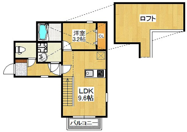 【間取り】 | パティオ博多南Ⅱ | 現況優先。