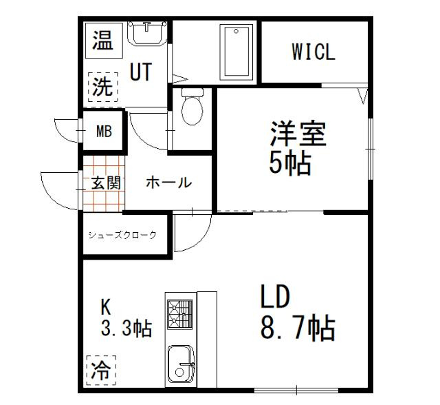 アラモードの間取り