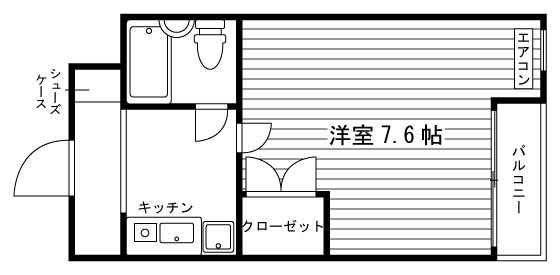 ベルハイツ御所の間取り|代表的な間取りです