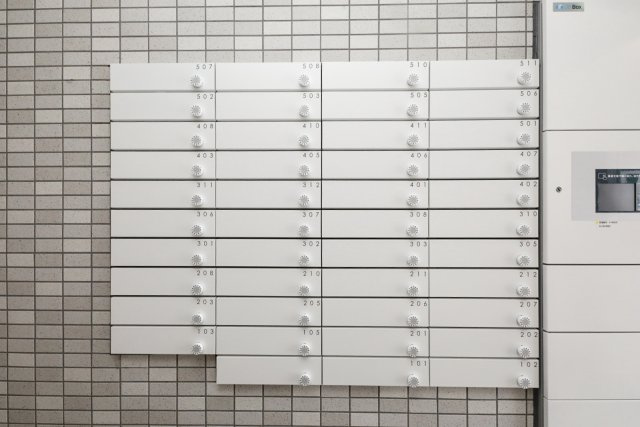 学生会館 スタジオM御所西のその他共用部分|郵便ポスト