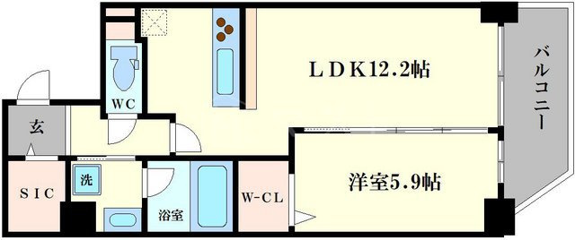 パークサイド本町の間取り