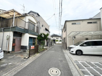 【前面道路含む現地写真】 | 日置荘原寺町　売土地 | クスリのアオキまで約248ｍ！消耗品のお買い物に便利ですね！