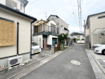 【前面道路含む現地写真】 | 日置荘原寺町　売土地 | 日置荘小学校・日置荘中学校まで約455ｍ！お子様の登下校も安心ですね！