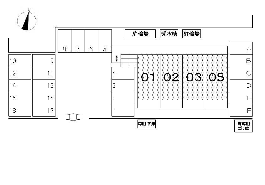 近江八幡市安土町下豊浦の店舗事務所の区画図